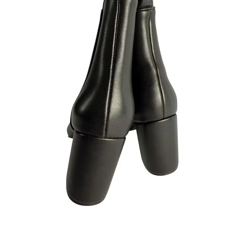 CHINESE LAUNDRY Fun‎ Times Over the Knee Boot Black Size 7/37.5 NWOB